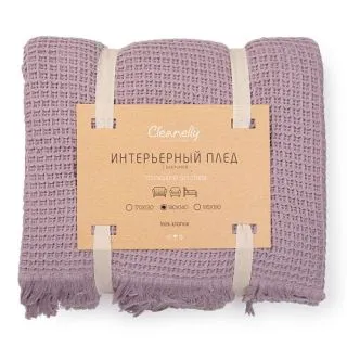 Плед Прикосновение 180x140 с бахромой Плед Прикосновение 180x140 с бахромой