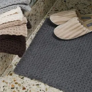 Cleanelly – Коврик для ванной комнаты рельефный , серый Cleanelly – Коврик для ванной комнаты рельефный , серый
