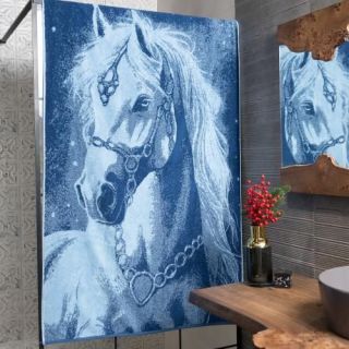 Полотенце махровое Волшебная лошадь 100х150 Полотенце махровое Волшебная лошадь 100х150