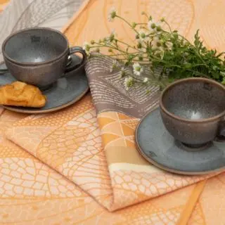 Cleanelly – Комплект гладкотканых полотеннец Золотой сад, Cleanelly – Комплект гладкотканых полотеннец Золотой сад,