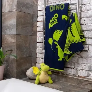 Полотенце махровое Супер-динозавр Полотенце махровое Супер-динозавр