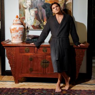 Халат вафельный На максимум мужской (рельефный) Халат вафельный На максимум мужской (рельефный)