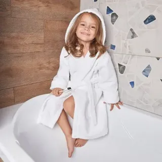 Халат махровый детский Мое сокровище с капюшоном Халат махровый детский Мое сокровище с капюшоном