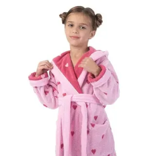 Халат махровый детский Счастливый ребенок с капюшоном Халат махровый детский Счастливый ребенок с капюшоном