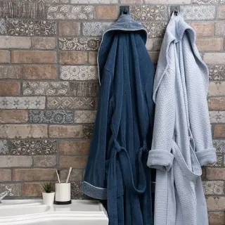 Халат вафельный Лимонная роща женский комбинированный Халат вафельный Лимонная роща женский комбинированный