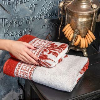 Cleanelly – Набор махровых полотенец Аленький цветочек, Cleanelly – Набор махровых полотенец Аленький цветочек,