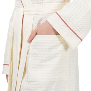 Халат гладкотканый Современный винтаж женский с рельефной клеткой Халат гладкотканый Современный винтаж женский с рельефной клеткой