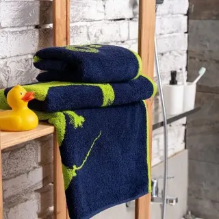 Полотенце махровое Супер-динозавр Полотенце махровое Супер-динозавр