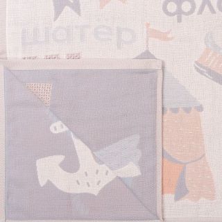 Детский плед из муслина 200х150 Веселый алфавит рельефный Детский плед из муслина 200х150 Веселый алфавит рельефный