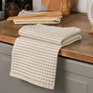 Cleanelly – Полотенце гладкотканое с рельефной клеткой Маленькие радости 50х70, Cleanelly – Полотенце гладкотканое с рельефной клеткой Маленькие радости 50х70,