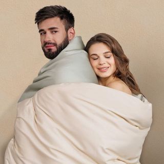 Cleanelly – Комплект постельного белья Безмятежность в подарочной упаковке , размер 1,5 спальное, Евро, 2 спальное, Дуэт Cleanelly – Комплект постельного белья Безмятежность в подарочной упаковке , размер 1,5 спальное, Евро, 2 спальное, Дуэт