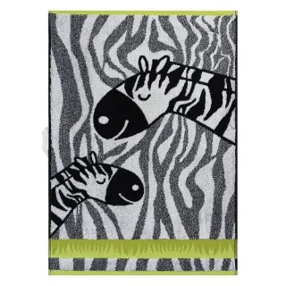 Полотенце махровое Поющие зебры с петелькой Полотенце махровое Поющие зебры с петелькой