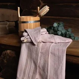 Комплект для сауны Здоровый дух (парео + чалма) женский Комплект для сауны Здоровый дух (парео + чалма) женский