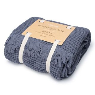 Плед Прикосновение 180x140 с бахромой Плед Прикосновение 180x140 с бахромой