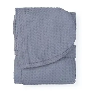 Халат вафельный детский Радость с капюшоном Халат вафельный детский Радость с капюшоном