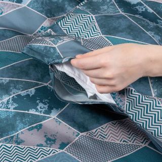 Cleanelly – Комплект постельного белья Витраж в подарочной упаковке , размер Дуэт, 2 спальное, Евро Cleanelly – Комплект постельного белья Витраж в подарочной упаковке , размер Дуэт, 2 спальное, Евро