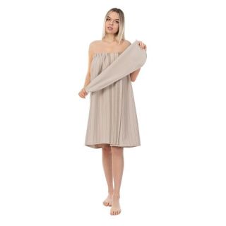 Комплект для сауны Здоровый дух (парео + чалма) женский Комплект для сауны Здоровый дух (парео + чалма) женский