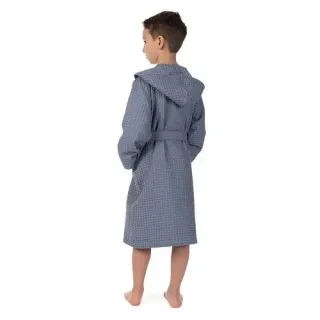 Халат вафельный детский Радость с капюшоном Халат вафельный детский Радость с капюшоном