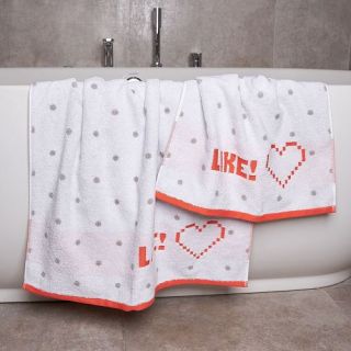 Полотенце махровое Горячее сердце с петелькой Полотенце махровое Горячее сердце с петелькой