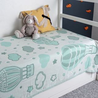 Детский плед из муслина 200х150 Воздушный шар рельефный Детский плед из муслина 200х150 Воздушный шар рельефный