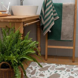 Cleanelly – Коврик для ног 50х70 махровый La mia casa, Cleanelly – Коврик для ног 50х70 махровый La mia casa,