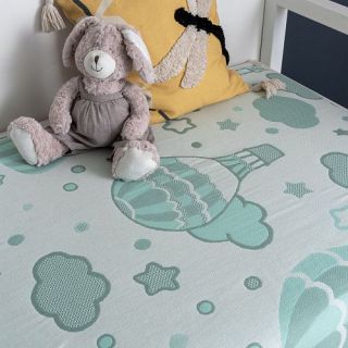 Детский плед из муслина 200х150 Воздушный шар рельефный Детский плед из муслина 200х150 Воздушный шар рельефный