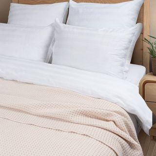 Плед жаккардовый Текстурный с бахромой Плед жаккардовый Текстурный с бахромой