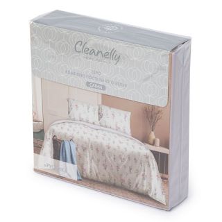 Cleanelly – Комплект постельного белья РУСТИК, размер 1,5 спальное, 2 спальное, Дуэт, Евро Cleanelly – Комплект постельного белья РУСТИК, размер 1,5 спальное, 2 спальное, Дуэт, Евро