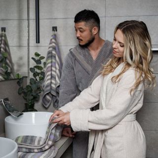 Халат махровый Моя гармония женский с капюшоном Халат махровый Моя гармония женский с капюшоном