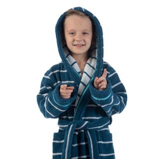 Халат махровый детский Морское приключение с капюшоном Халат махровый детский Морское приключение с капюшоном