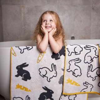 Полотенце махровое Праздник моркови с петелькой Полотенце махровое Праздник моркови с петелькой