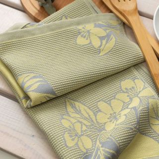 Cleanelly – Полотенце вафельное Лимоны в цвету 50х70, Cleanelly – Полотенце вафельное Лимоны в цвету 50х70,