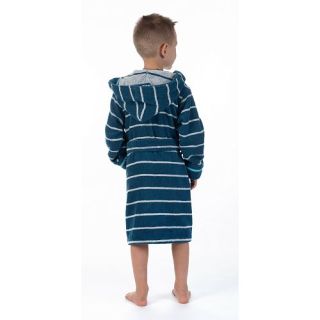 Халат махровый детский Морское приключение с капюшоном Халат махровый детский Морское приключение с капюшоном
