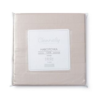 Cleanelly – Наволочка 70х70 Полоса роскоши (сатин), размер 70Х70 Cleanelly – Наволочка 70х70 Полоса роскоши (сатин), размер 70Х70