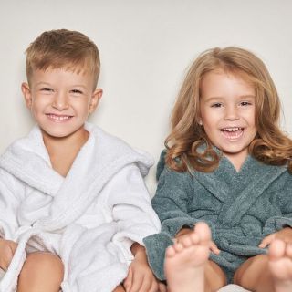 Халат махровый детский Мое сокровище с капюшоном Халат махровый детский Мое сокровище с капюшоном