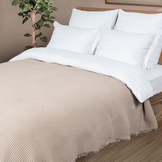 Плед жаккардовый Текстурный с бахромой Плед жаккардовый Текстурный с бахромой