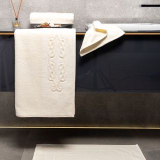 Cleanelly – Коврик для ног 50х70 махровый Base del comfort, молочный Cleanelly – Коврик для ног 50х70 махровый Base del comfort, молочный