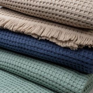 Плед жаккардовый Текстурный с бахромой Плед жаккардовый Текстурный с бахромой