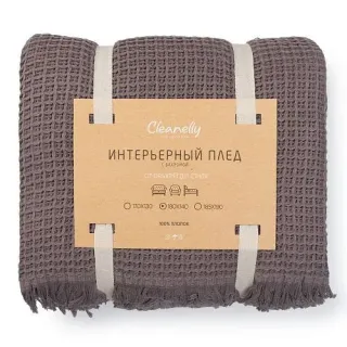 Плед Прикосновение 180x140 с бахромой Плед Прикосновение 180x140 с бахромой