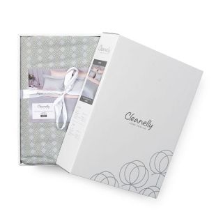 Cleanelly – Комплект постельного белья Агат в подарочной упаковке, размер Дуэт, Евро Cleanelly – Комплект постельного белья Агат в подарочной упаковке, размер Дуэт, Евро