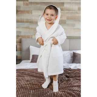 Халат вафельный детский Радость с капюшоном (ушки) Халат вафельный детский Радость с капюшоном (ушки)
