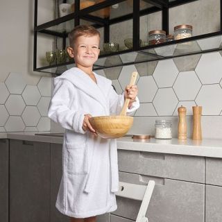 Халат махровый детский Мое сокровище с капюшоном Халат махровый детский Мое сокровище с капюшоном