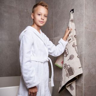 Полотенце махровое Атмосфера города с петелькой Полотенце махровое Атмосфера города с петелькой