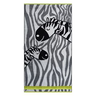 Полотенце махровое Поющие зебры с петелькой Полотенце махровое Поющие зебры с петелькой