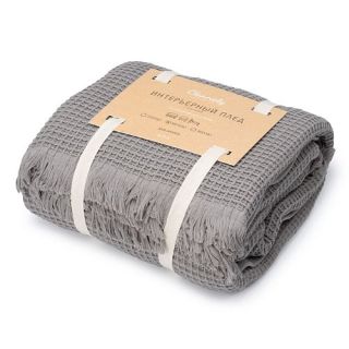 Плед Прикосновение 180x140 с бахромой Плед Прикосновение 180x140 с бахромой