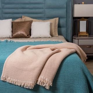 Плед Тепло 170x130 с бахромой Плед Тепло 170x130 с бахромой