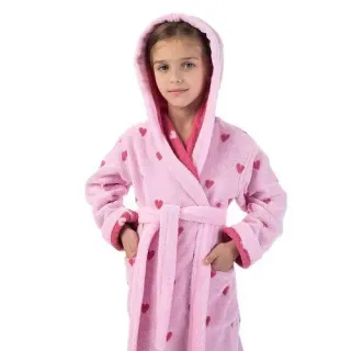 Халат махровый детский Счастливый ребенок с капюшоном Халат махровый детский Счастливый ребенок с капюшоном