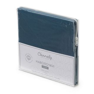 Cleanelly – Наволочка с ушками 50х70 Cleanelly (набор 2 шт) сатин 250ТС, размер 50Х70 (2 шт) Cleanelly – Наволочка с ушками 50х70 Cleanelly (набор 2 шт) сатин 250ТС, размер 50Х70 (2 шт)