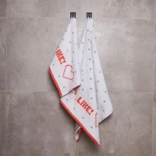 Полотенце махровое Горячее сердце с петелькой Полотенце махровое Горячее сердце с петелькой