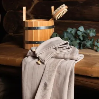 Комплект для сауны Здоровый дух (парео + чалма) женский Комплект для сауны Здоровый дух (парео + чалма) женский